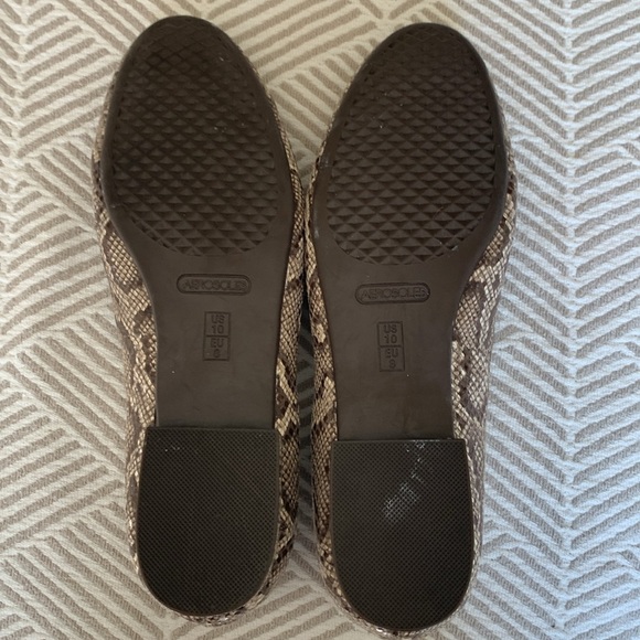 Aerosoles snakeskin buckle ballet flats size 10 - Picture 6 of 12